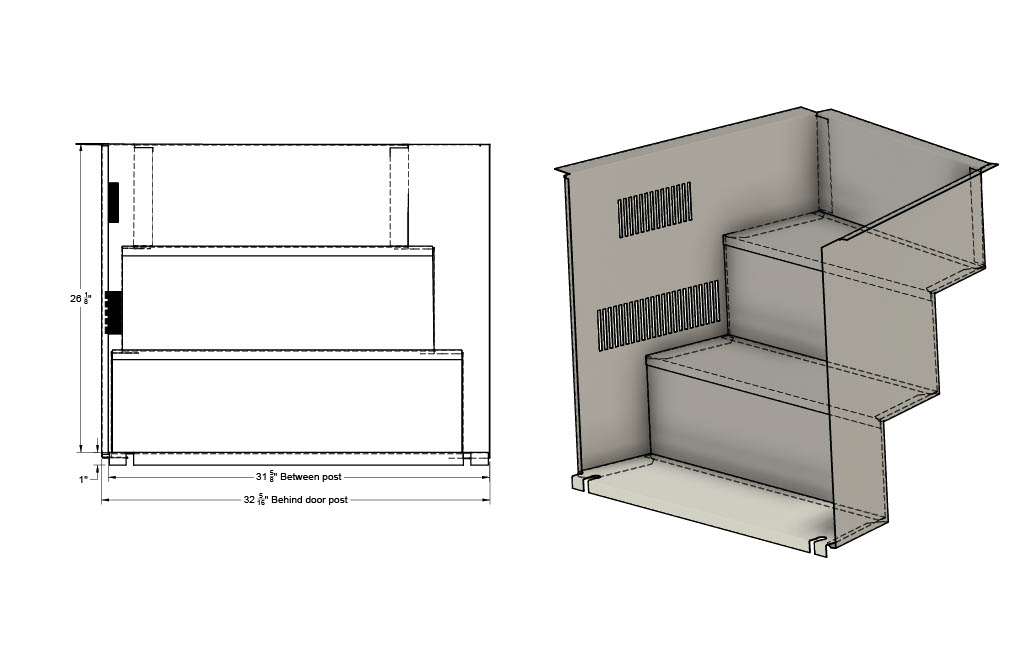 C2-268  C2 Body Step Well